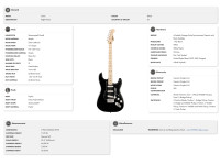 Fender Squier FSR Sonic Stratocaster MN BK Fender Squier FSR Sonic Stratocaster MN BK